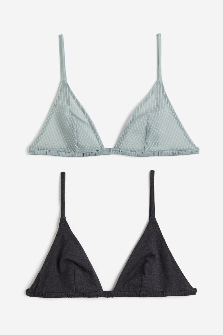 

Упаковка из 2 мягких бюстгальтеров H&M, бирюзовый