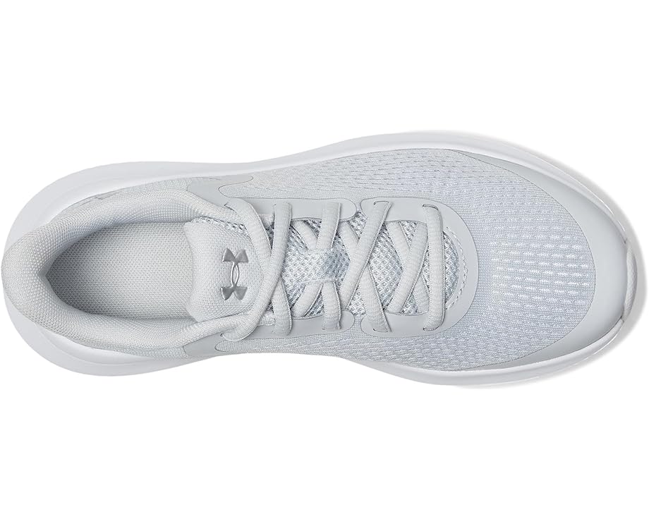 Детские кроссовки Under Armour Rogue 5 (Big Kid) Under Armour Kids, Halo Gray/White/Metallic Silver — фото 2