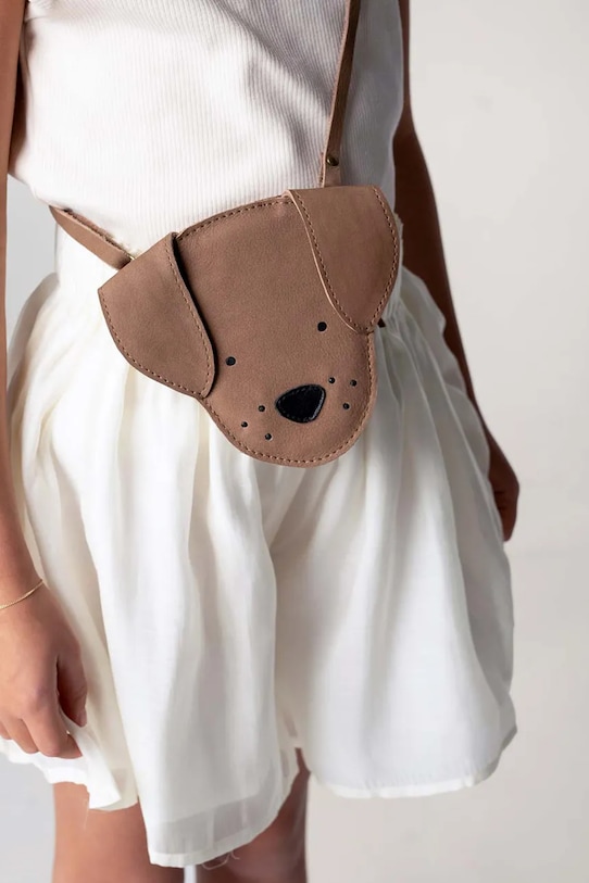 

Детская замшевая сумка Britta Classic Purse Dog Donsje, коричневый