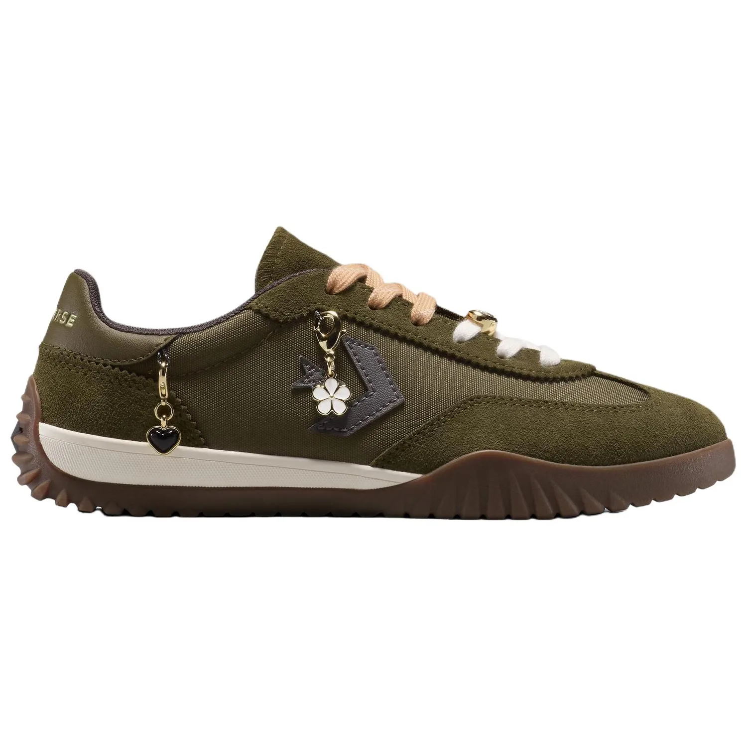 Converse Run Star Trainer Nylon Low top Casual Shoes Unisex Olive Green — фото 3