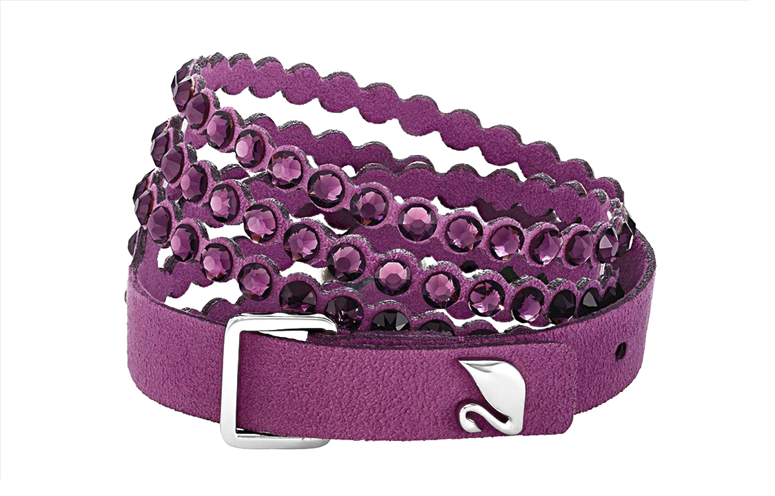 

Энергетические браслеты женские Swarovski, фиолетовый