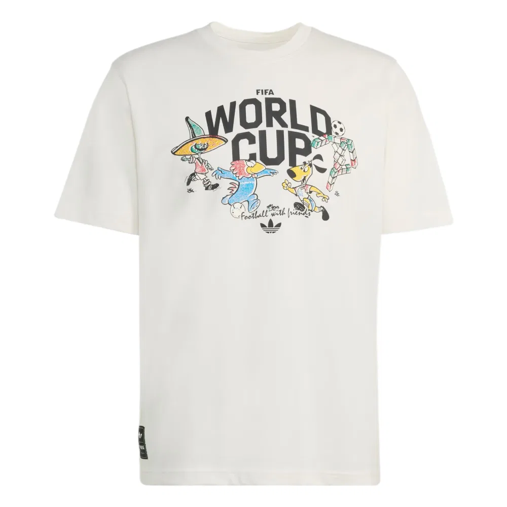 Футболка мужская Cloud White с круглым вырезом Adidas Originals