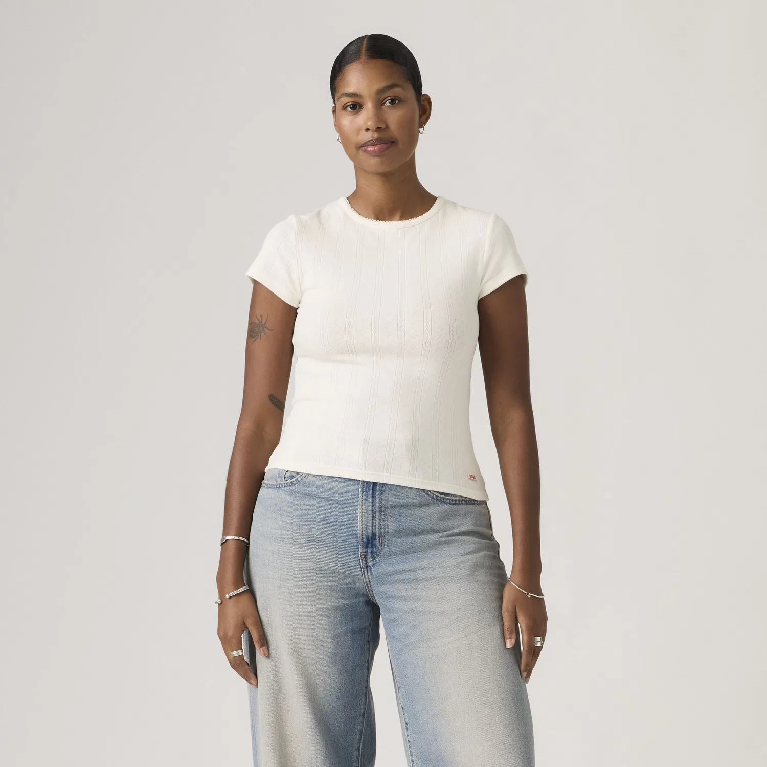 Футболка с коротким рукавом Dry Goods Levi's, White — фото 3
