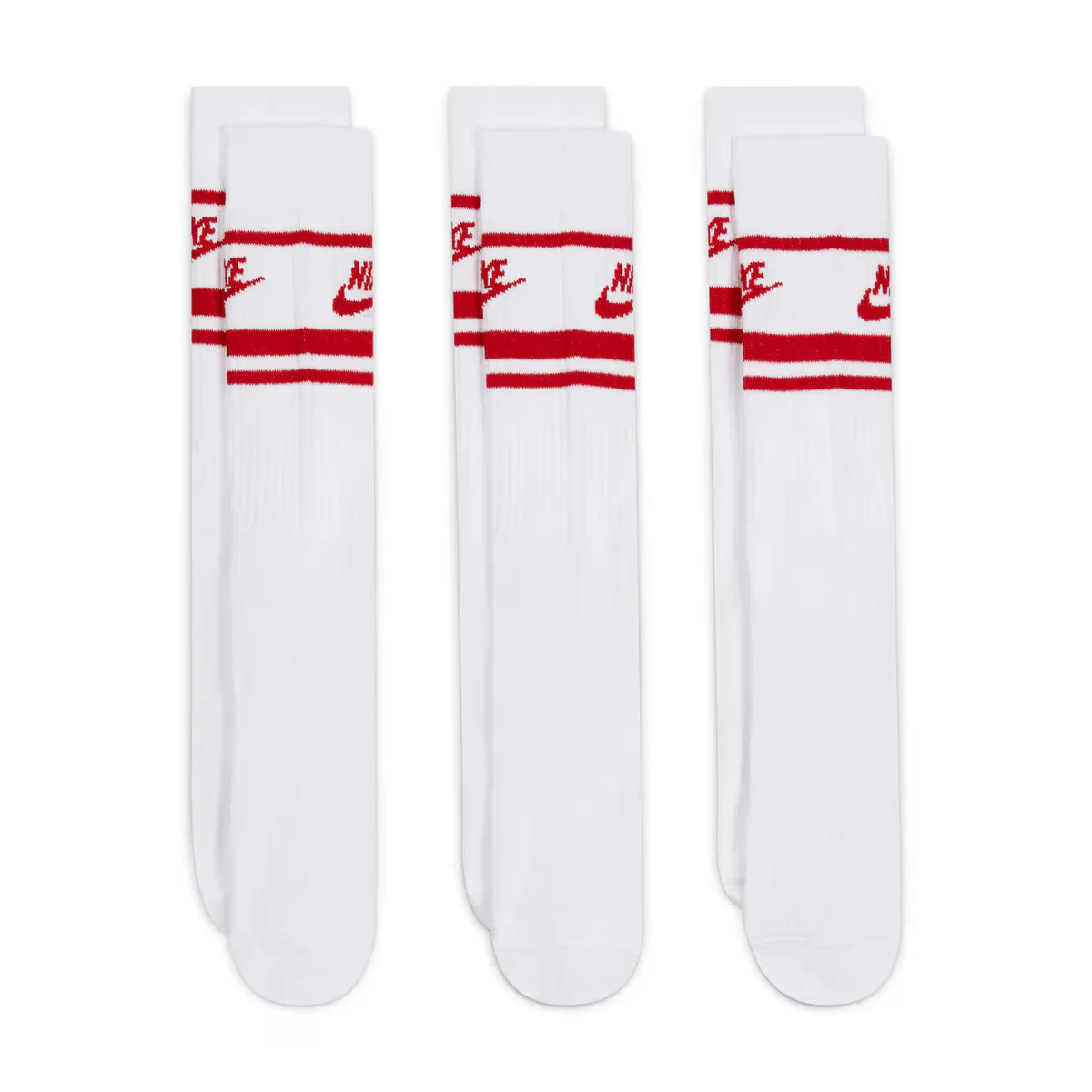 

Набор из 3 пар носков Sportswear Everyday Essential Nike, белый/красный