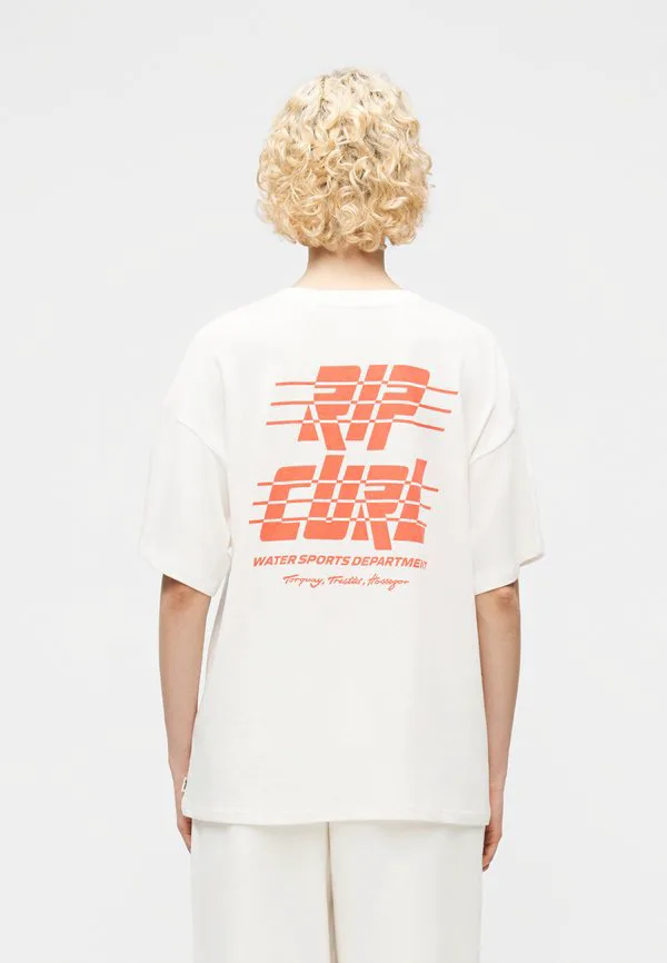 

Футболка с принтом в стиле спортивного отдела Rip Curl, Bone, Белый, Футболка с принтом в стиле спортивного отдела Rip Curl, Bone