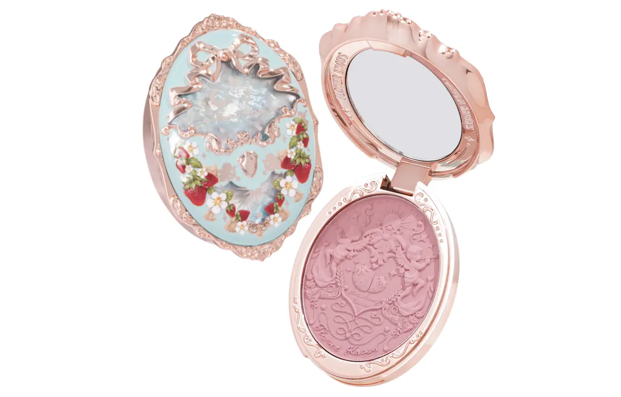 FlowerKnows Strawberry Rococo рельефный румянец для сияющего тона кожи 5г Flower Knows — фото 2