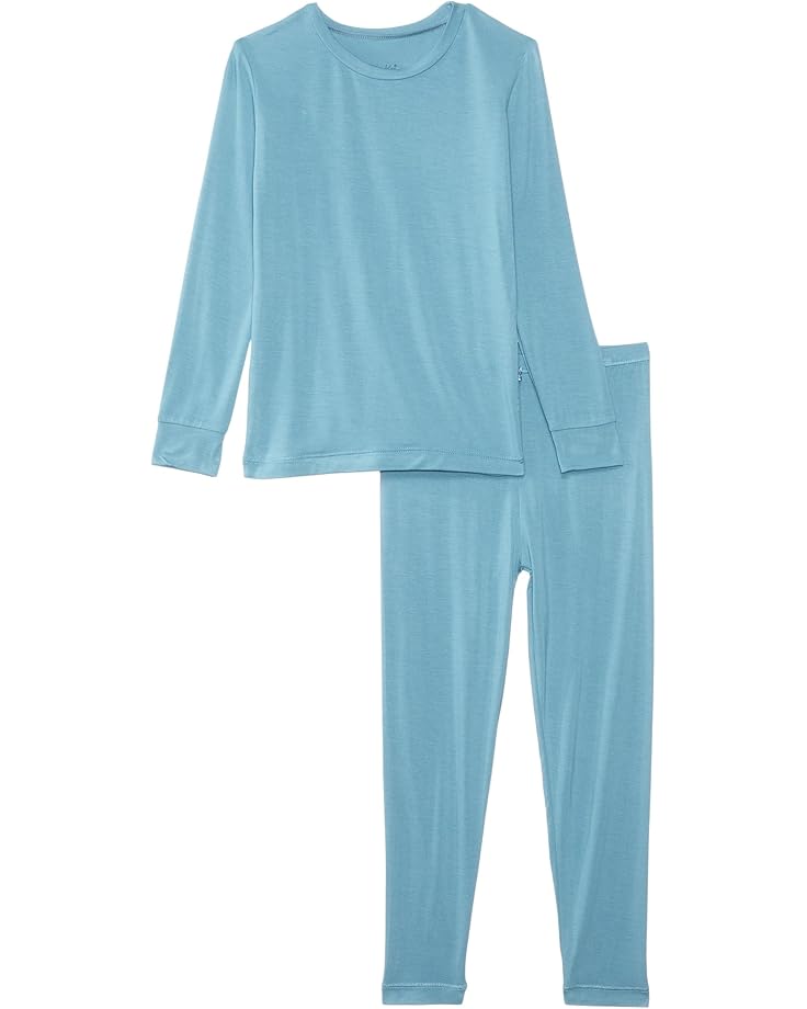

Пижама Kickee Pants Kids Solid Long, цвет Blue Moon
