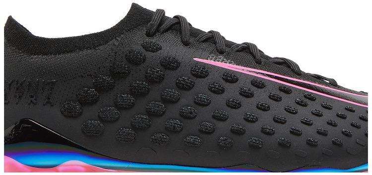 Кроссовки Nike Phantom Ultra Venom FG 'Black Pink Blast', черный — фото 2