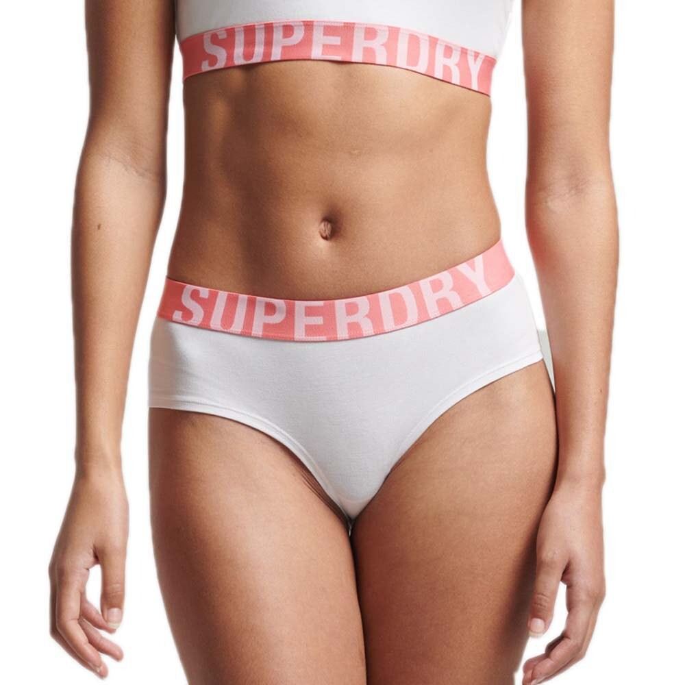 

Трусы Superdry Large Logo Hipster NH, белый