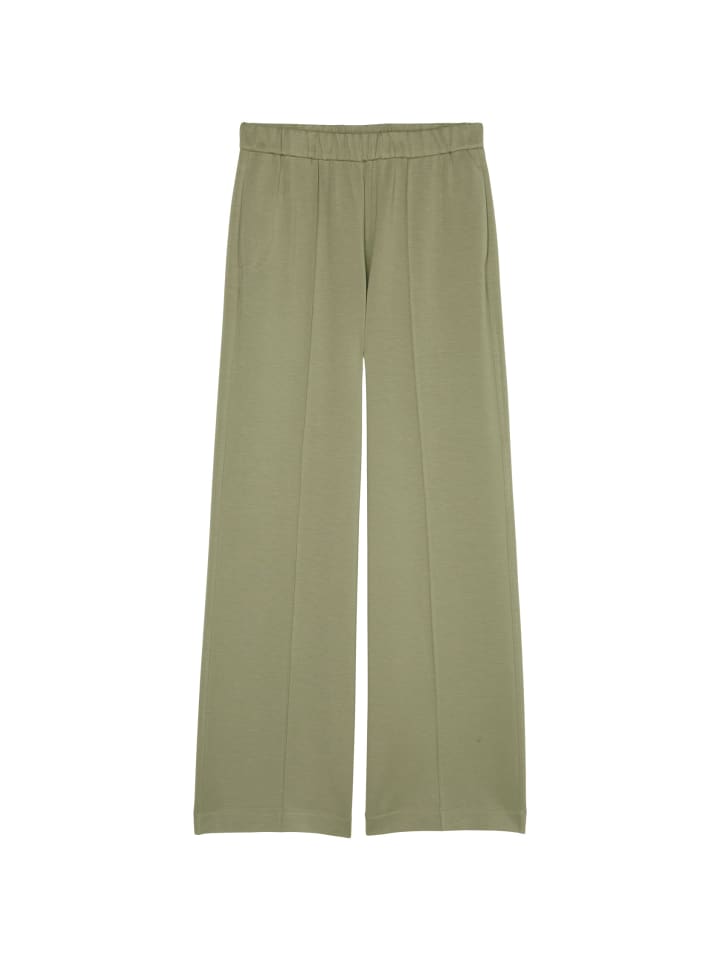 

Тканевые брюки Marc O'Polo DENIM Jersey Jogger wide leg, цвет green bay