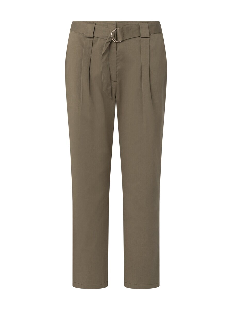 

Брюки со складками спереди Quiosque Regular Pleat-Front Pants, оливковый
