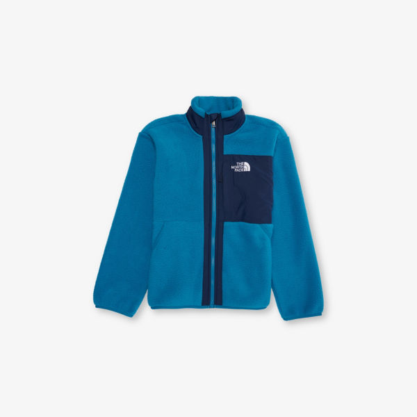 

Детская флисовая куртка The North Face с вышитым логотипом, мультиколор