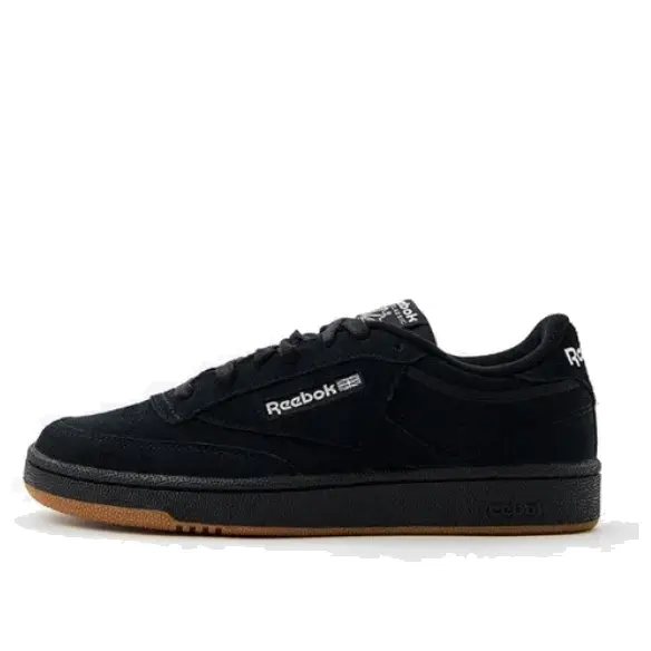 

Кроссовки club c 85 suede 'black white' Reebok, черный