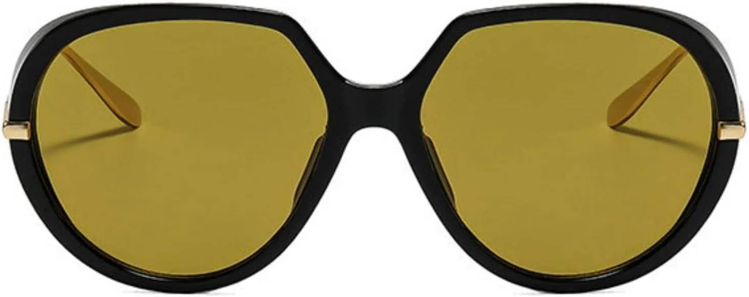 

Willochra Винтажные солнцезащитные очки-пилот большого размера для женщин, роскошные модные многоугольные солнцезащитные очки для женщин, очки в крупной оправе, C3