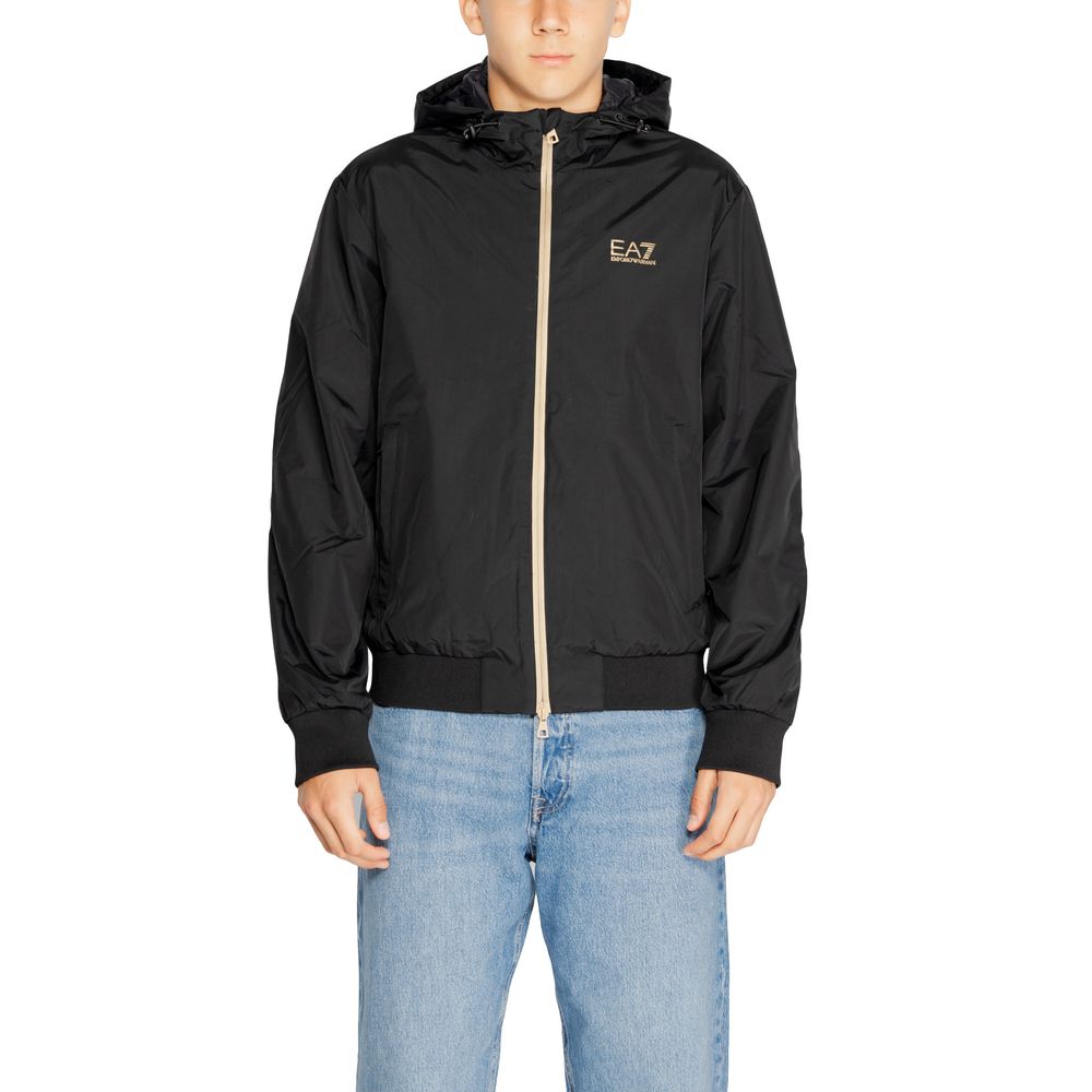 

Двухцветная куртка из полиамида Armani EA7 Emporio