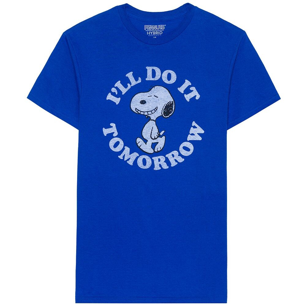 

Мужская футболка с рисунком Peanuts Snoopy Tomorrow Licensed Character, цвет Royal Blue