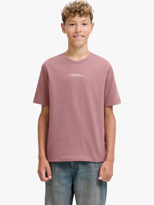 Детская футболка с надписью на спине Jack & Jones, Grape Shake — фото 2