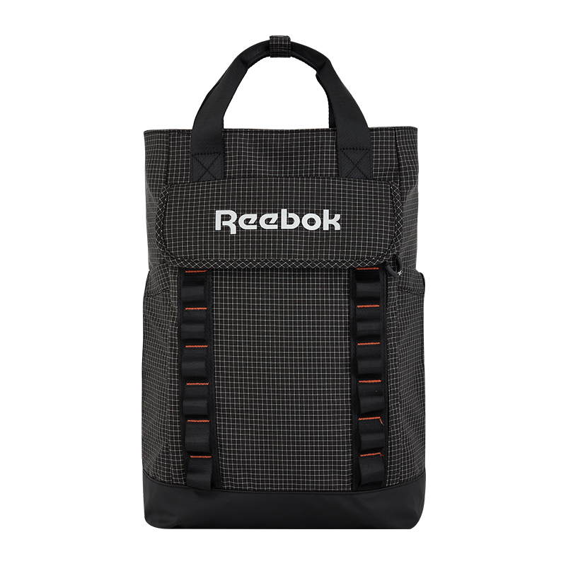 

Reebok Спортивная сумка рюкзак из ткани средний унисекс черно-зеленый, Black