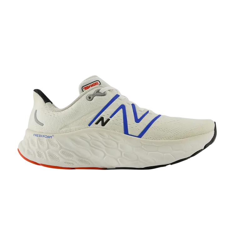 

Кроссовки New Balance Fresh Foam X More v4 2E Wide, кремовый, Серый, Кроссовки New Balance Fresh Foam X More v4 2E Wide, кремовый