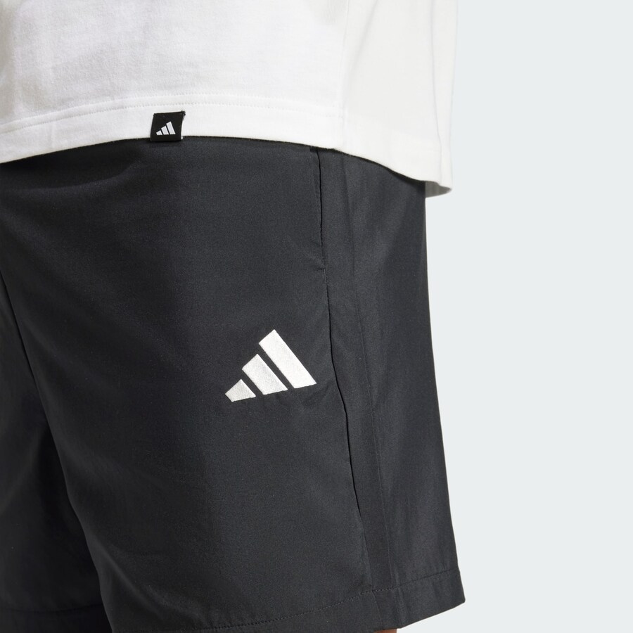Обычные тренировочные брюки ADIDAS SPORTSWEAR Essentials, черный — фото 3