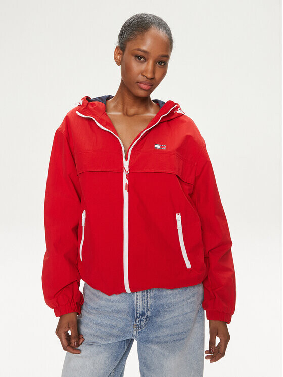 

Ветровка стандартного кроя Tommy Jeans, красный