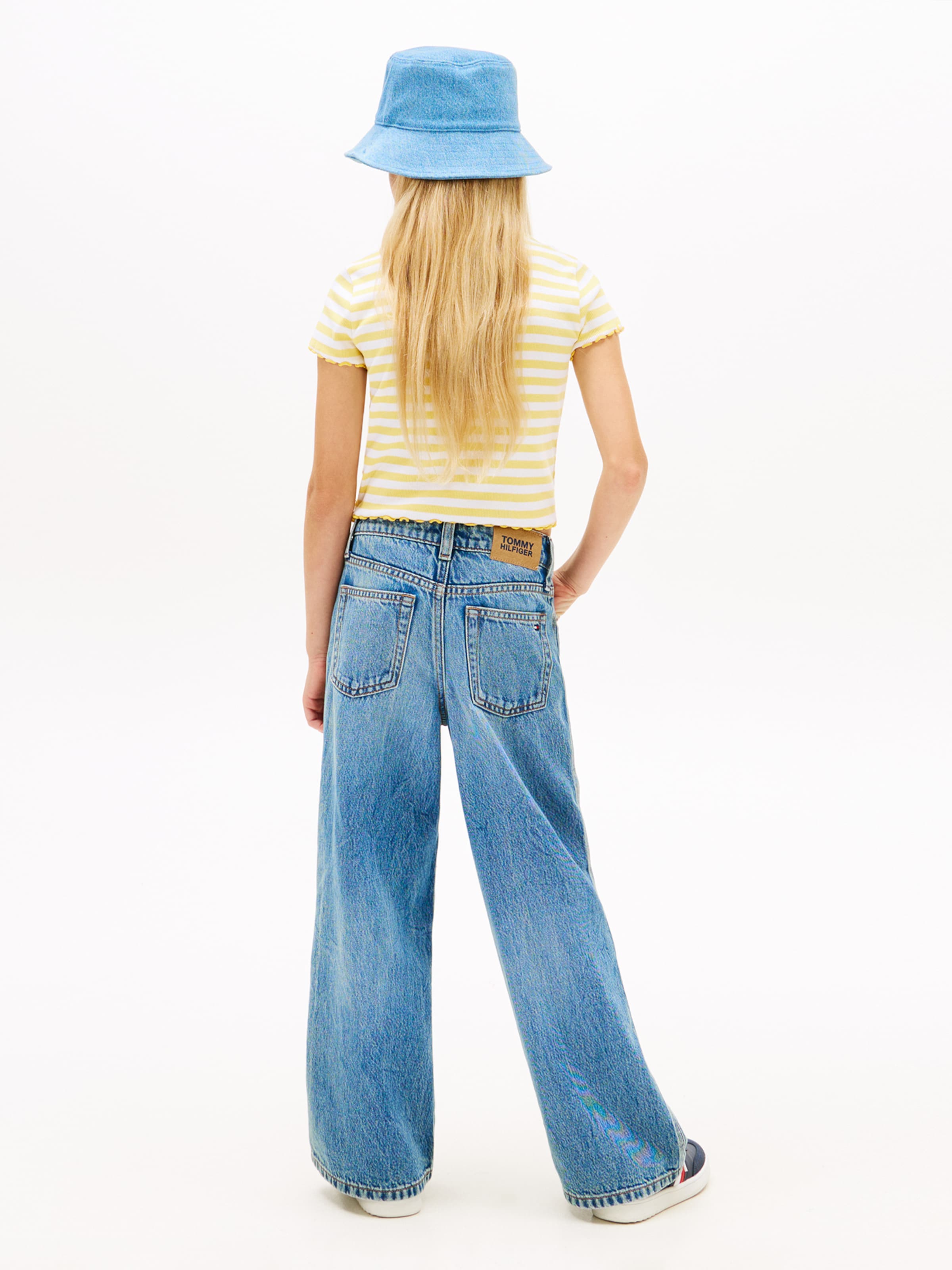 TOMMY HILFIGER Футболка 'ESSENTIAL' в цвете Lemon — фото 3