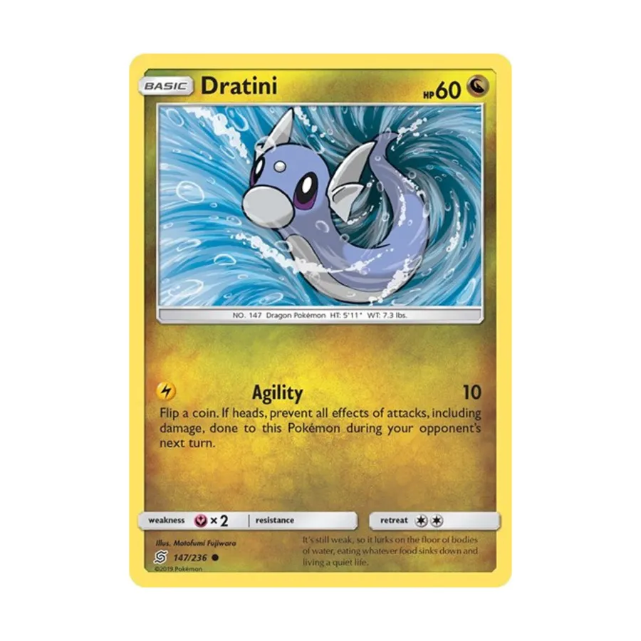 

CCG Дратини (147) (К) #147/236, Pokemon - SM - Unified Minds - Singles