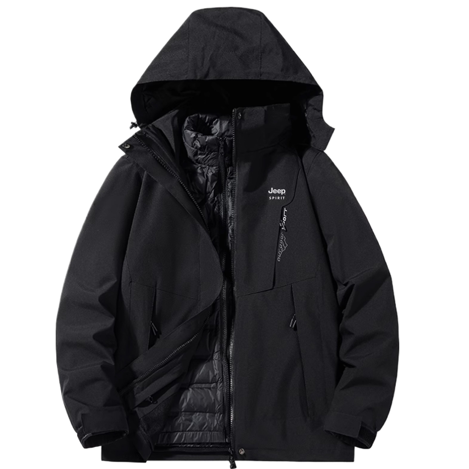 

Ветровка Unisex JEEP SPIRIT, women's черный (down liners)