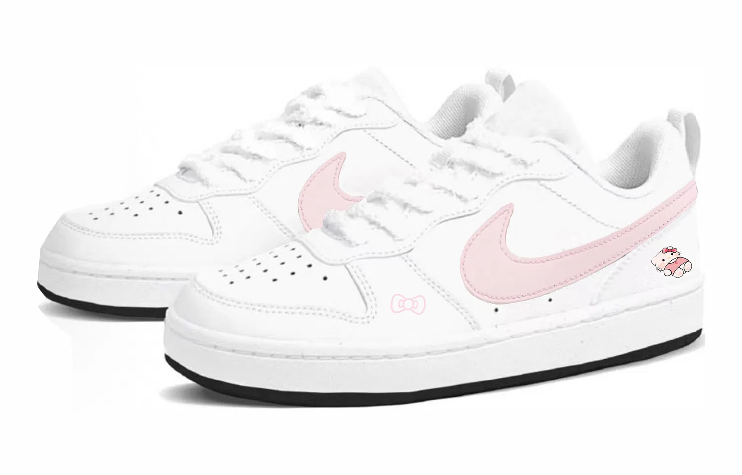 Кроссовки для скейтбординга Court Borough 2 Low top Pink Unisex Nike — фото 4