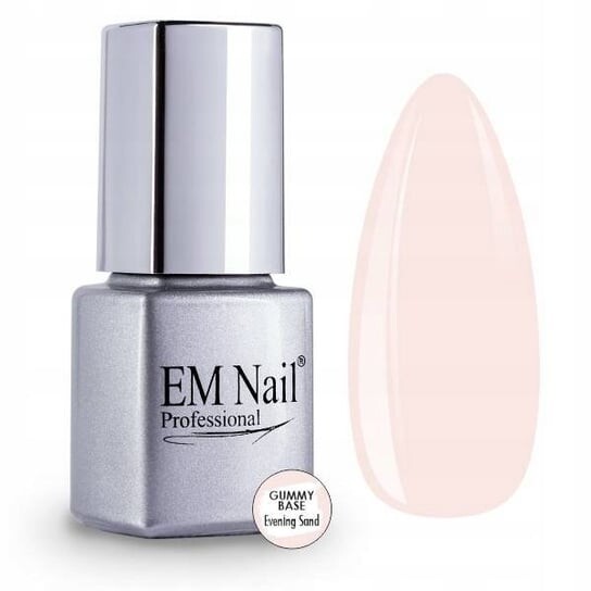 

Мл EM Nail, Base, Gummy Base Evening Sand, 6