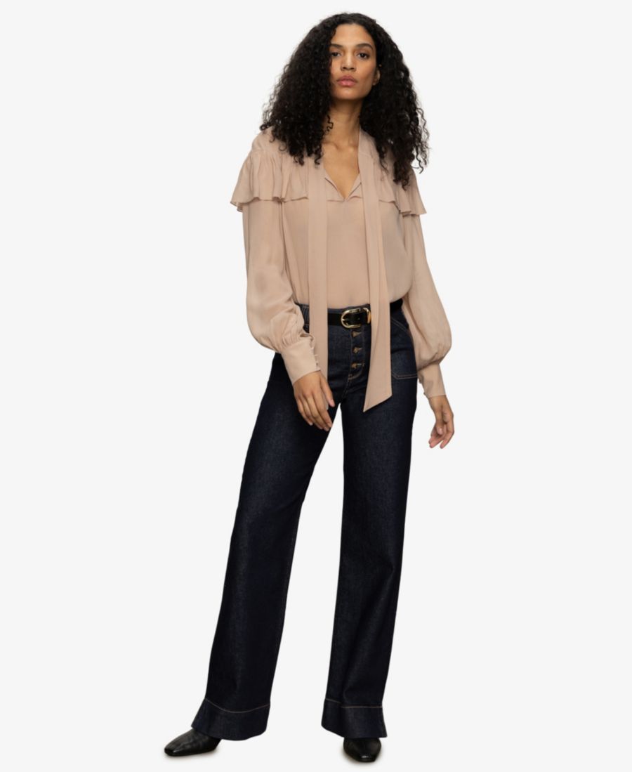 

Женская блузка с оборками Fade Into You Sanctuary, Fawn