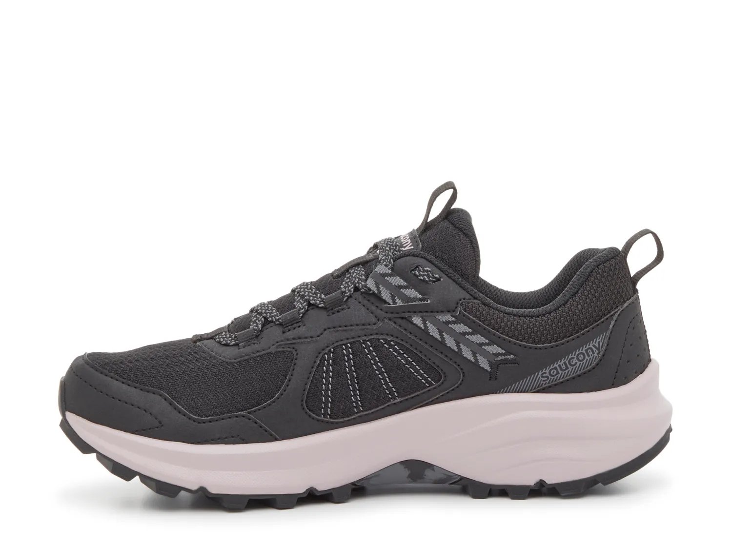 Кроссовки Saucony Excursion TR17 Trail Running Shoe - Women's, черный/розовый — фото 3