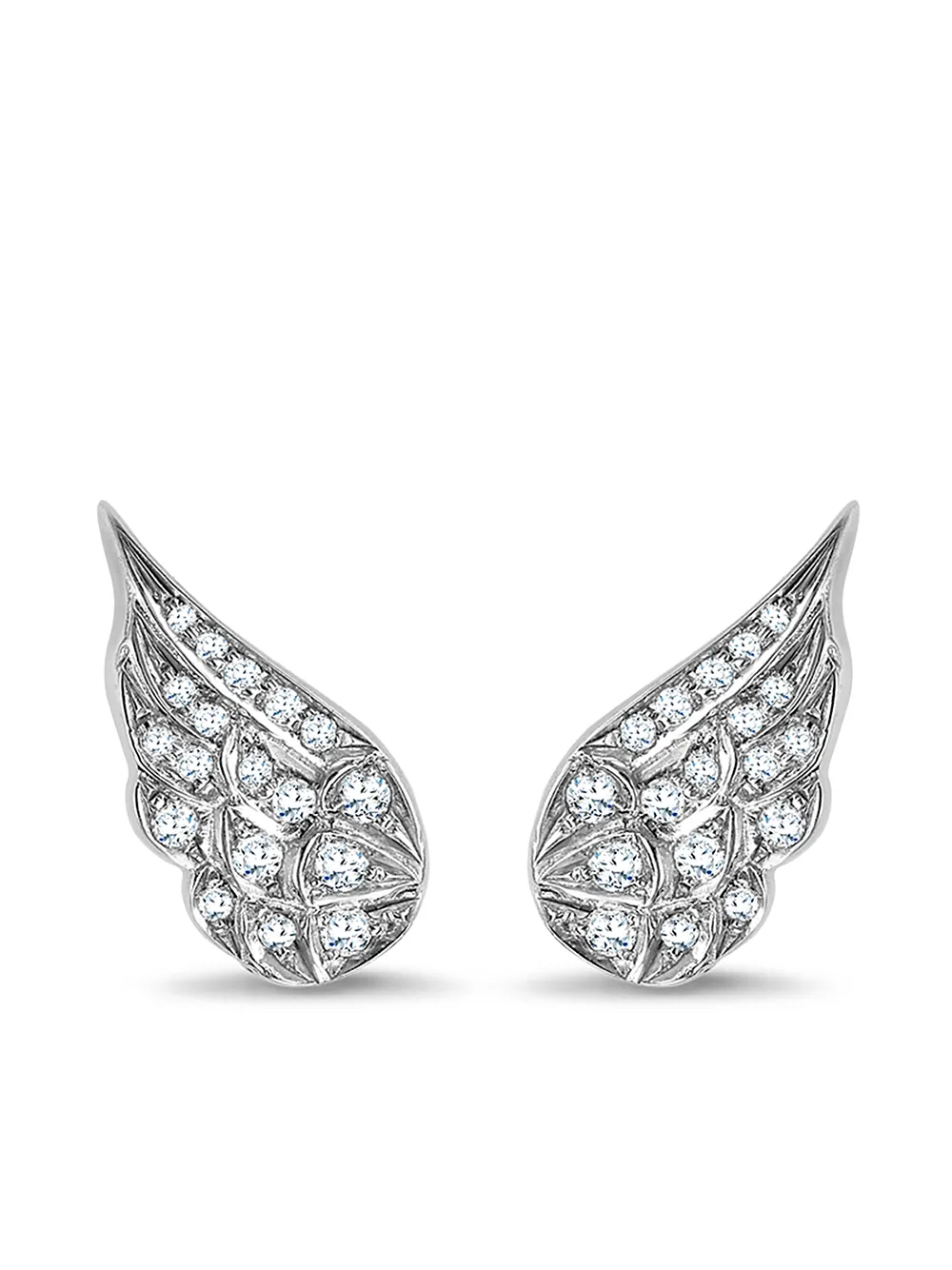 

Серьги Tiara из белого золота с бриллиантами Pragnell, серебяный