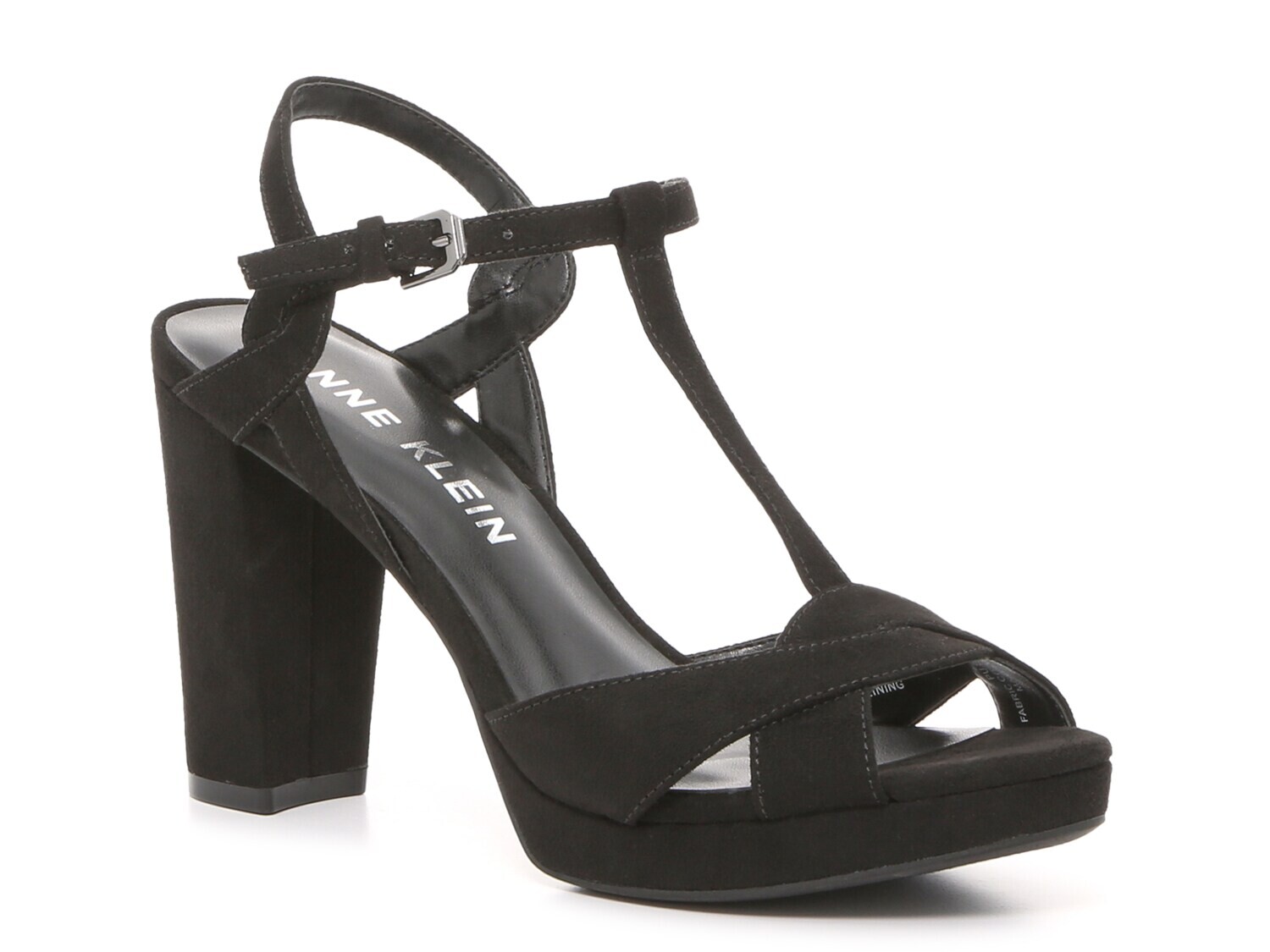 

Сандалии Anne Klein на платформе Virgo, черная ткань