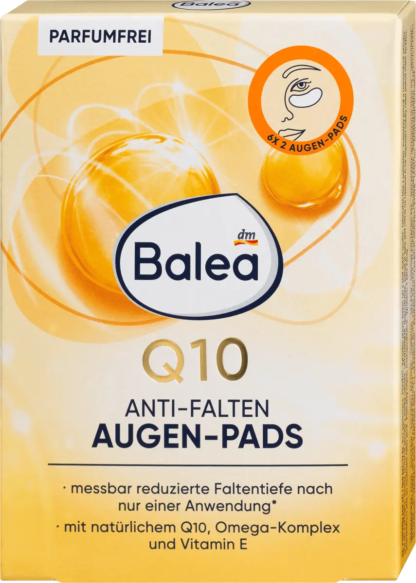 

Наглазники против морщин Q10 (6 пар) 12 шт. Balea