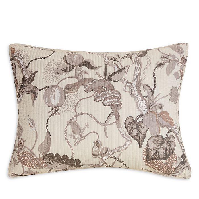 

Подушка Snake Floral King Sham Lemieux Et Cie, серый