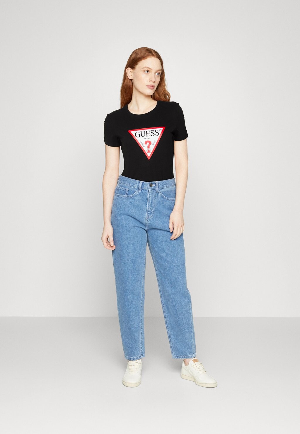 

Футболка с принтом Original Tee Guess, цвет jet black