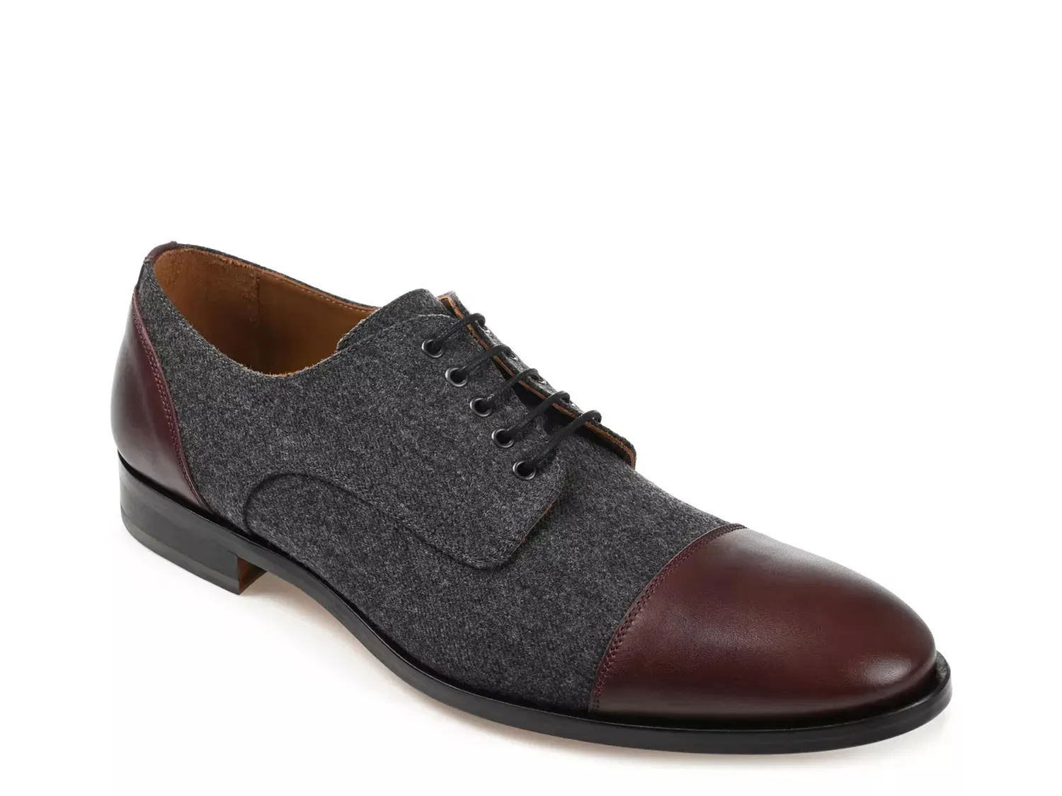 

Оксфорды Jack Taft, Grey/Oxblood Textile