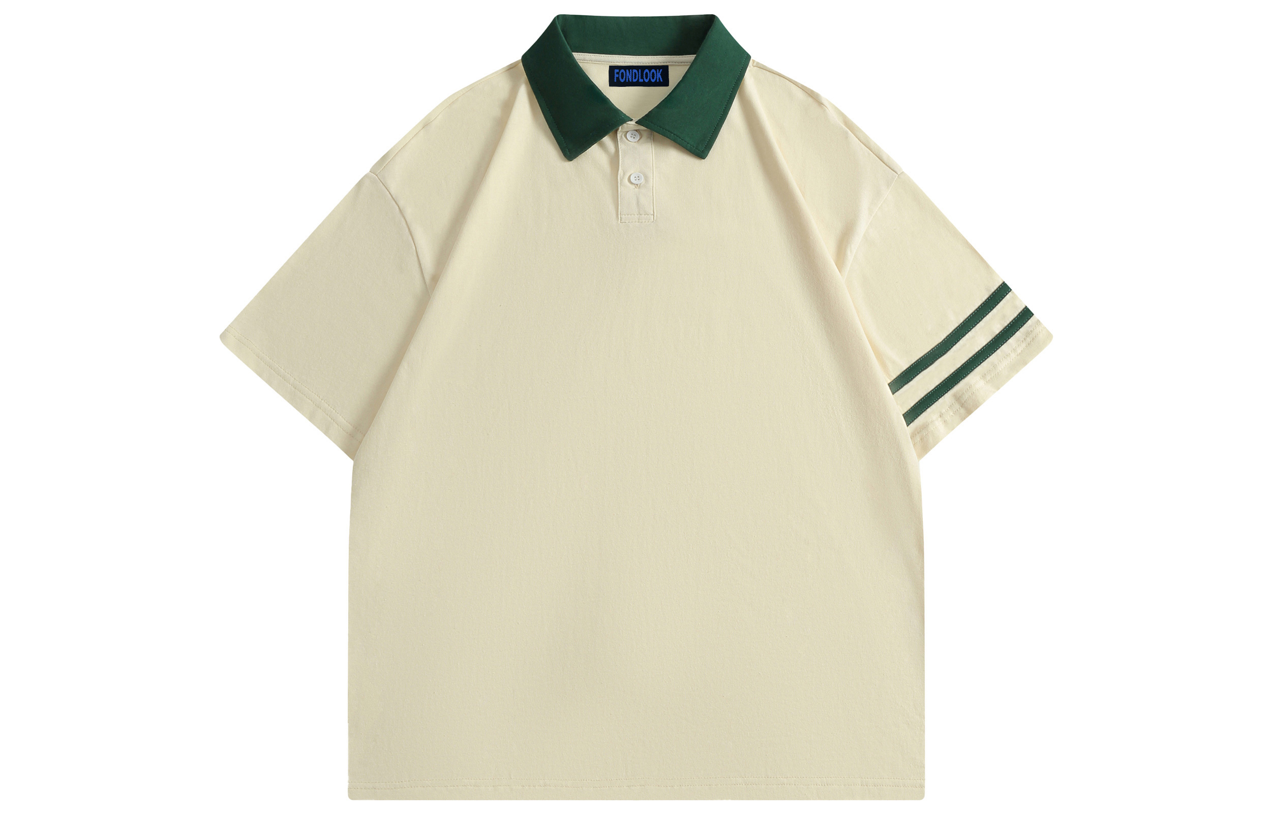 

Футболка поло унисекс FONDLOOK, абрикосово-коричневый воротник (010)