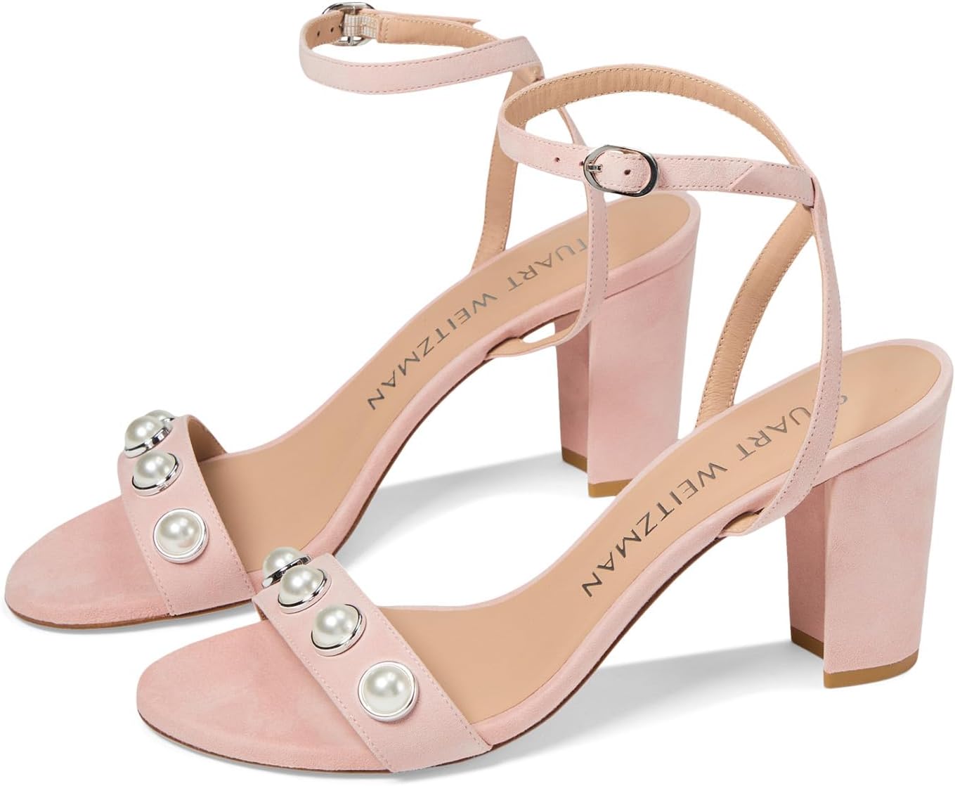 

Сандалии Stuart Weitzman Nearlybare Portia Sandal, цвет Ballet