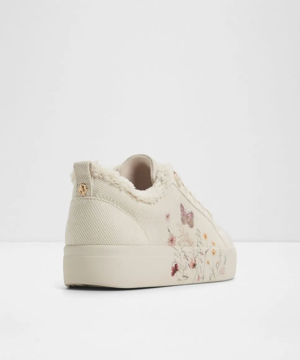 Женские повседневные кроссовки с круглым носком Aldo, бежевый — фото 2