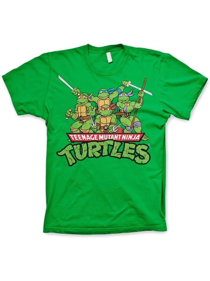

Футболка зеленого цвета Teenage Mutant Ninja Turtles, Зеленый, Футболка зеленого цвета Teenage Mutant Ninja Turtles