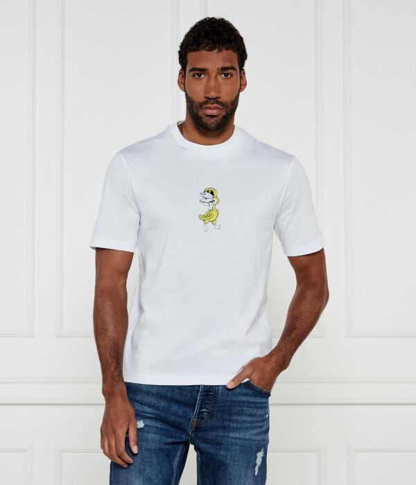 

Рубашка слишком длинная. Regular fit Hugo Blue, белый