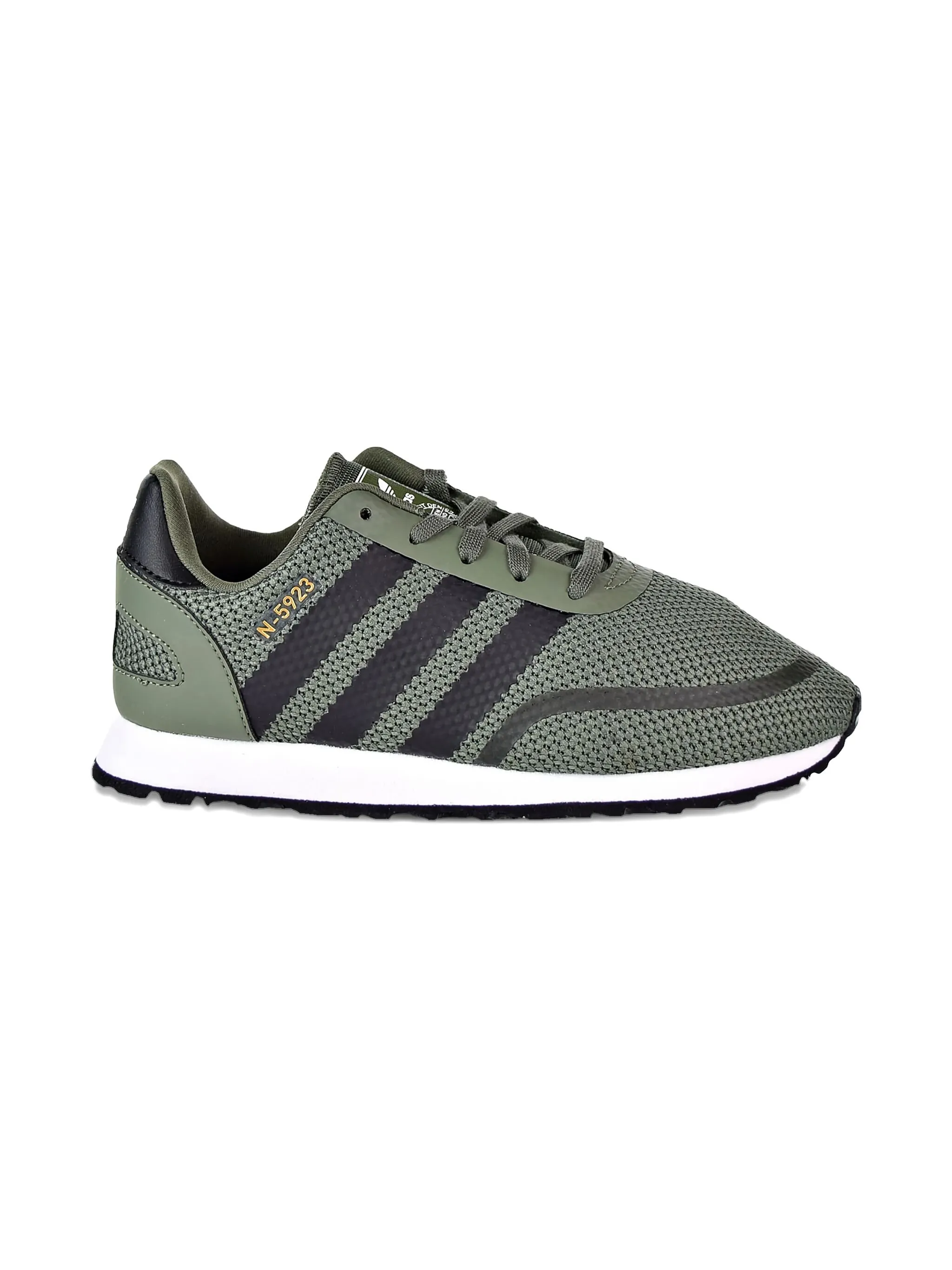 Кроссовки N-5923 Base Green/Core Black/White Adidas Kids, зеленый — фото 2