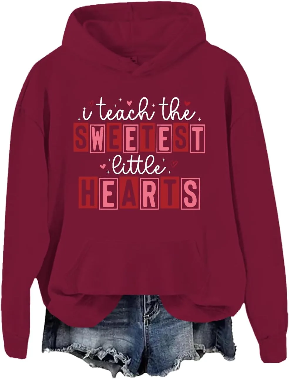 

Свитшот Valentine Teachers I Teach the Sweetest Little Hearts Phncal