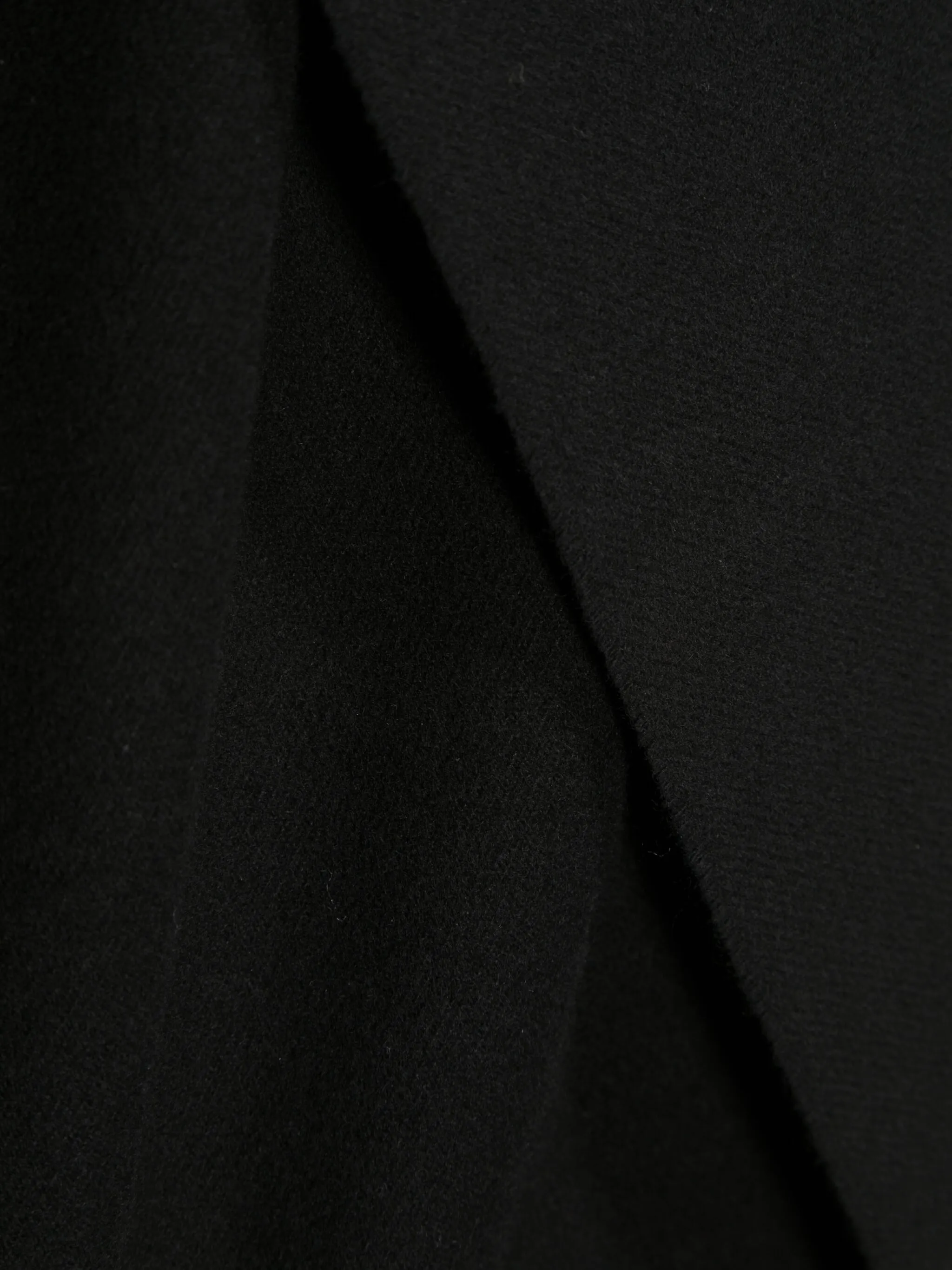 Кашемировый шарф с вышитым логотипом Saint Laurent, черный — фото 3