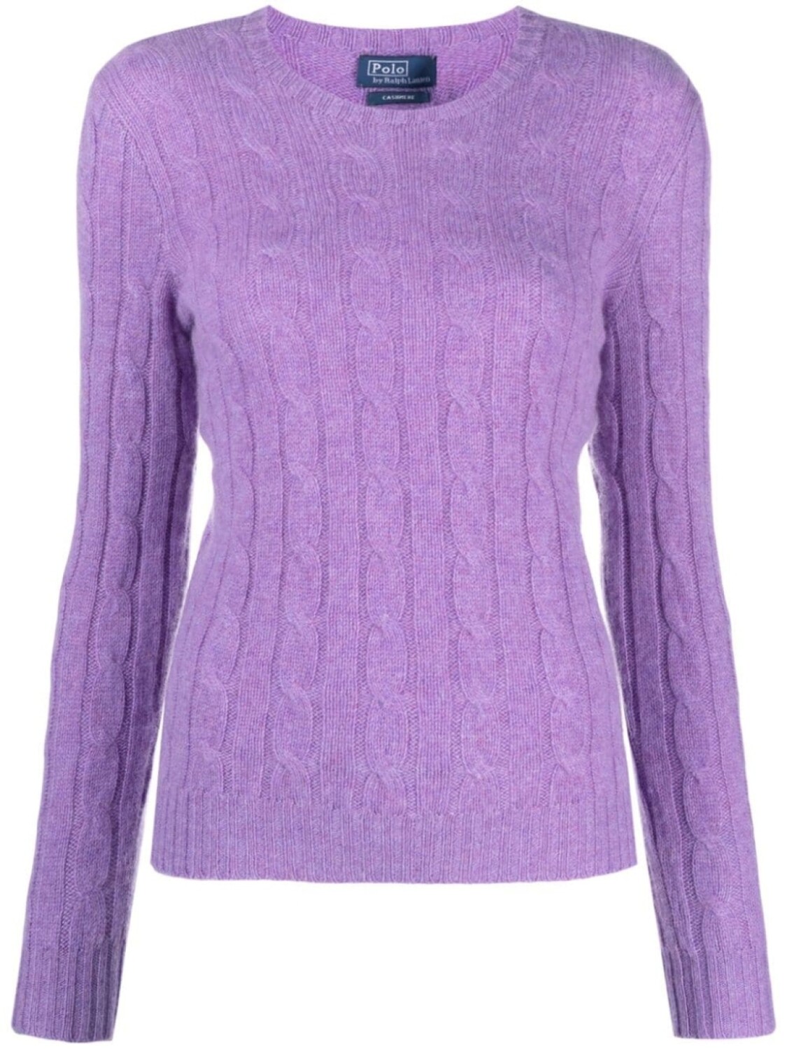 

Polo Ralph Lauren кашемировый джемпер фактурной вязки, фиолетовый