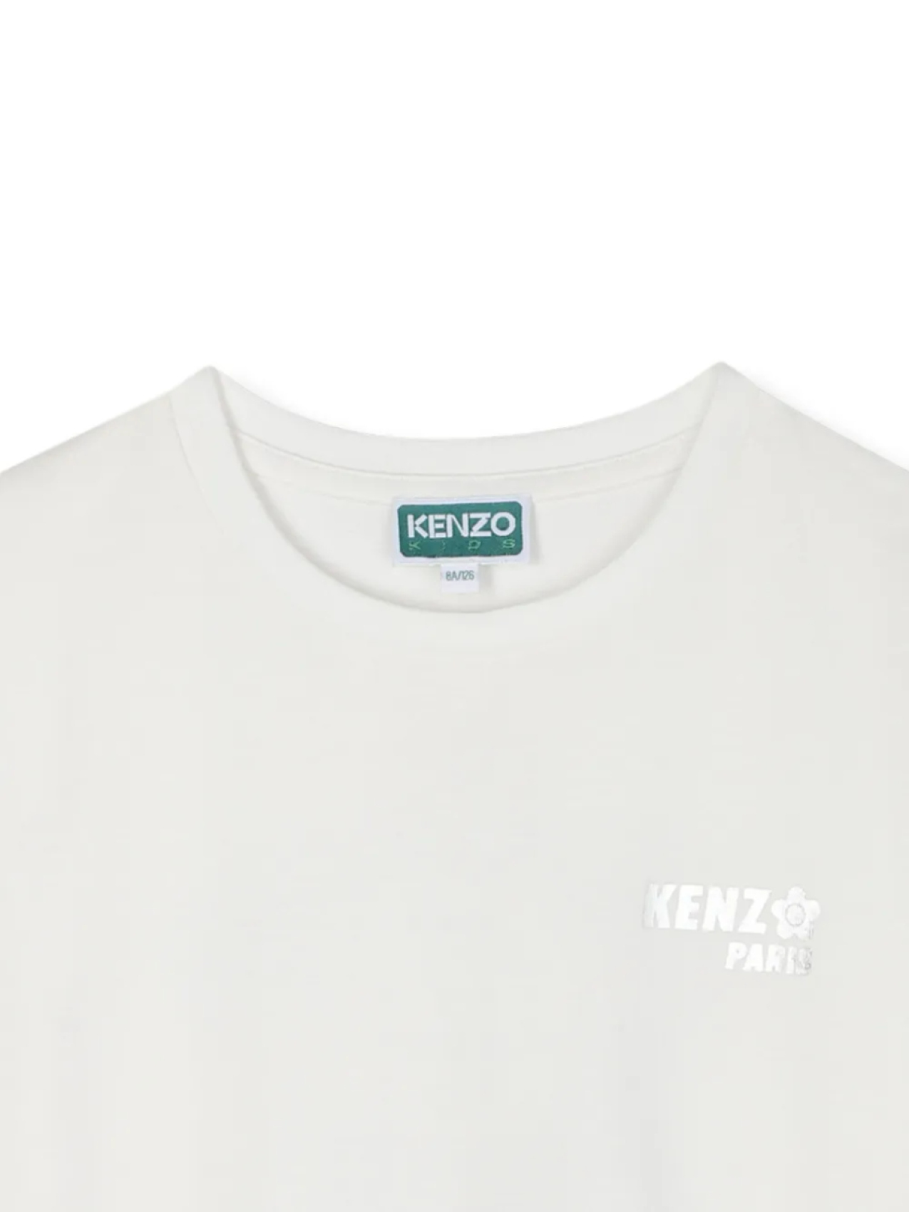 Kenzo Kids футболка с объемными рукавами, белый — фото 3