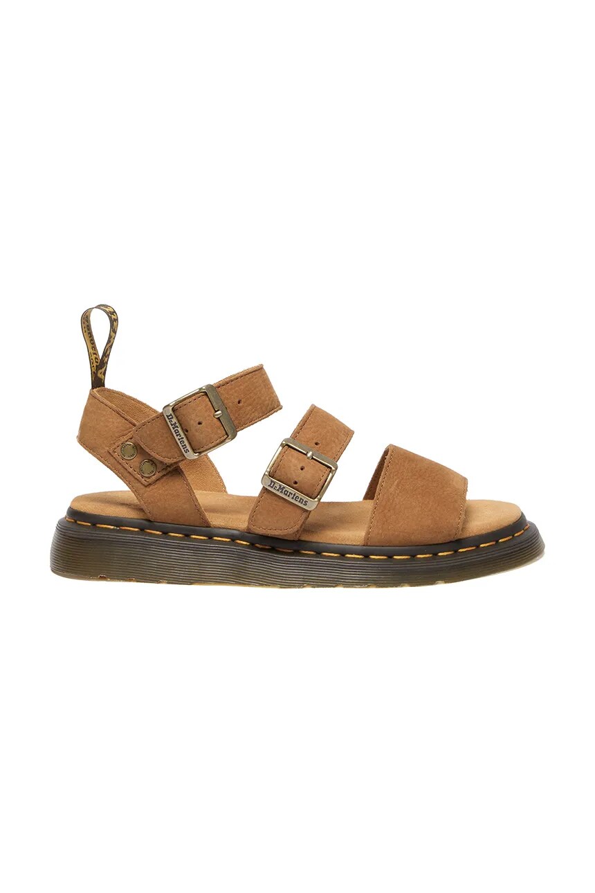 Сандалии Gryphon из нубука Dr. Martens, коричневый