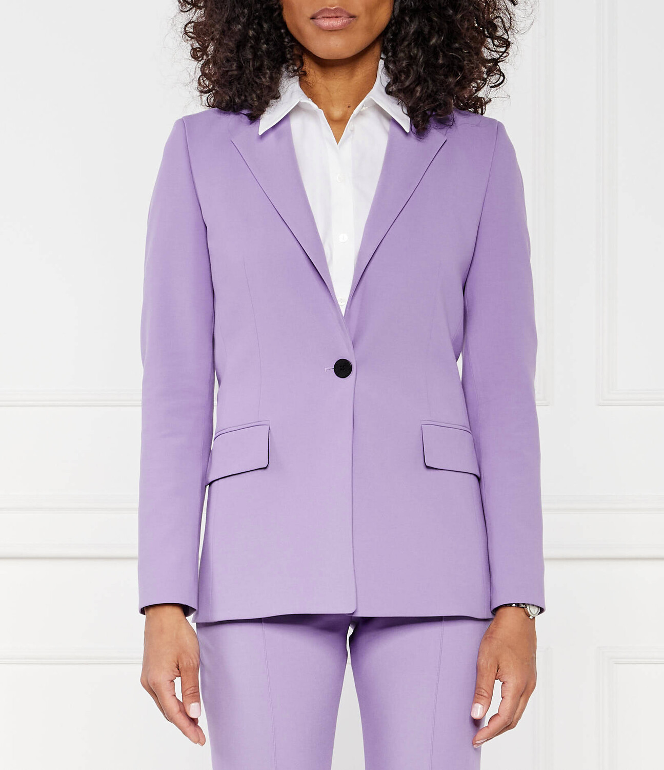 

Куртка HUGO elegante Atana Regular Fit stretch, фиолетовый